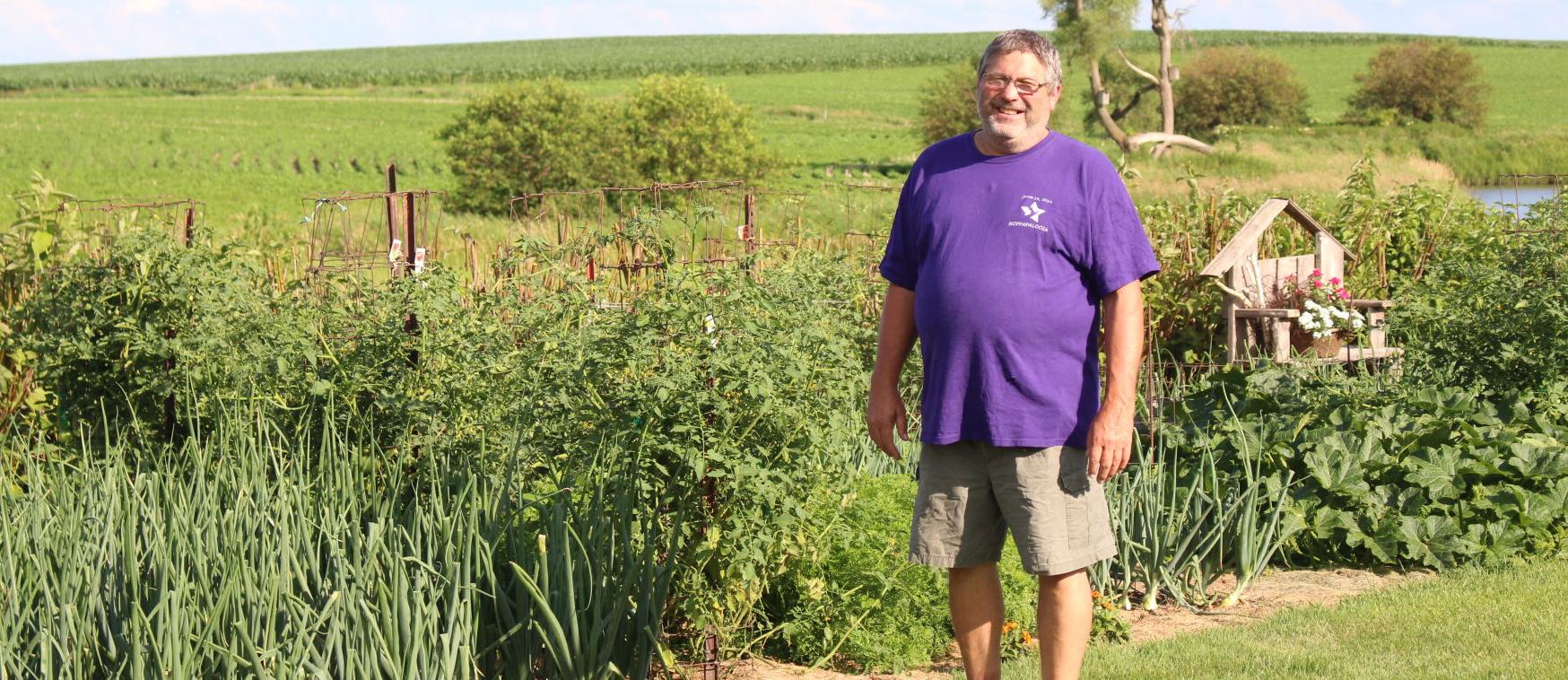 Ebel proud of vegetable garden